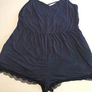 Blue Aerie real soft sleep Romper